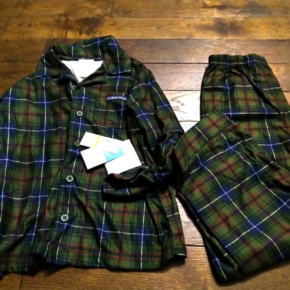 Calvin Klein 2 piece kids pajamas size 7 - Picture 1 of 2